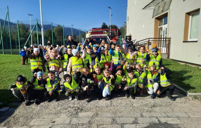 Wizyta strażaków z OSP z Łososiny Górnej