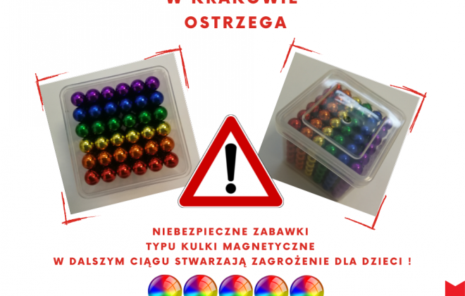 Ostrzeżenie Inspekcji Handlowej w Krakowie przed szczególnie niebezpieczną „zabawką”!